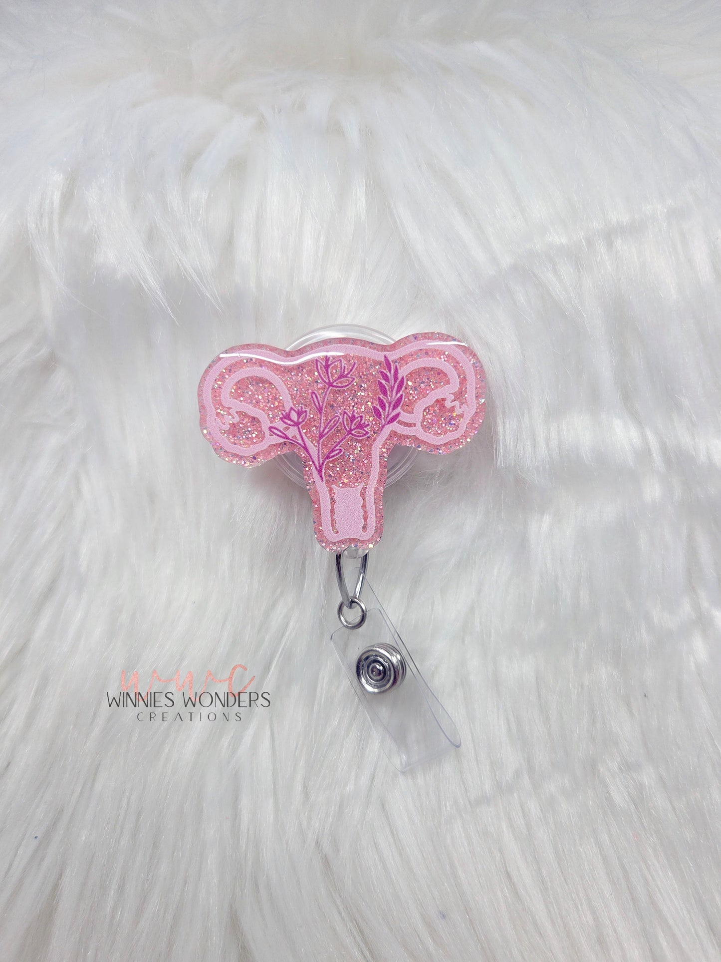 Uterus Badge Reel