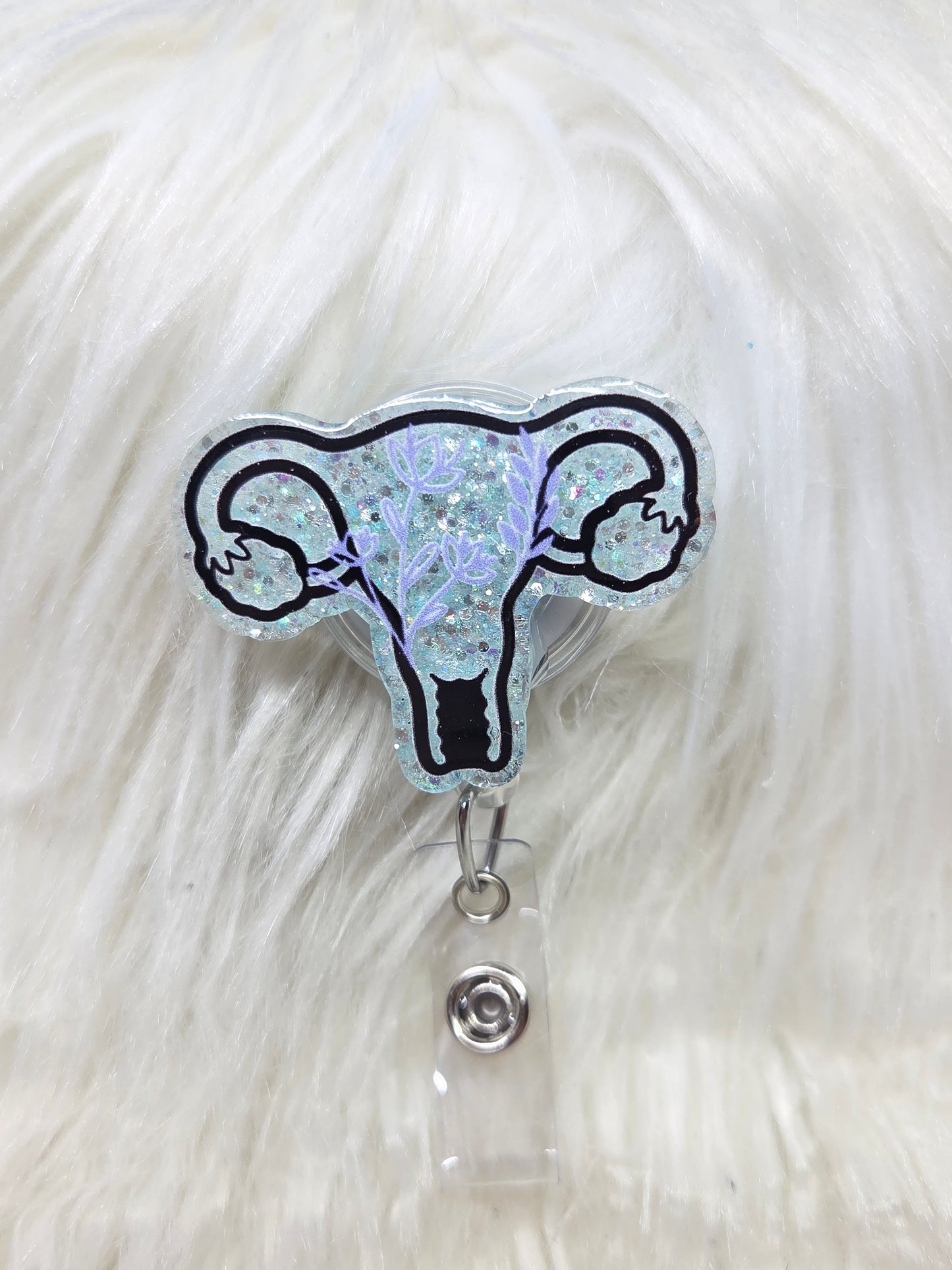 Uterus Badge Reel