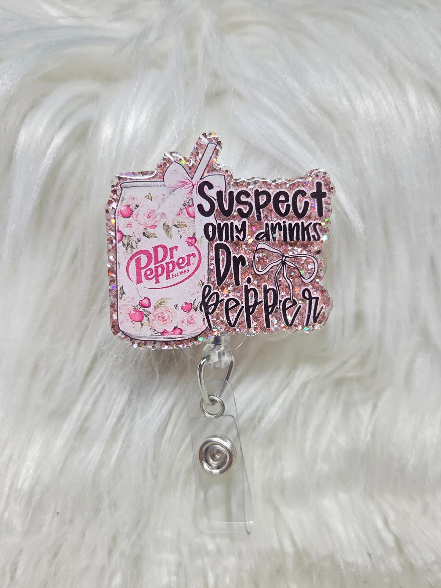 Suspect only drinks DP Badge Reel