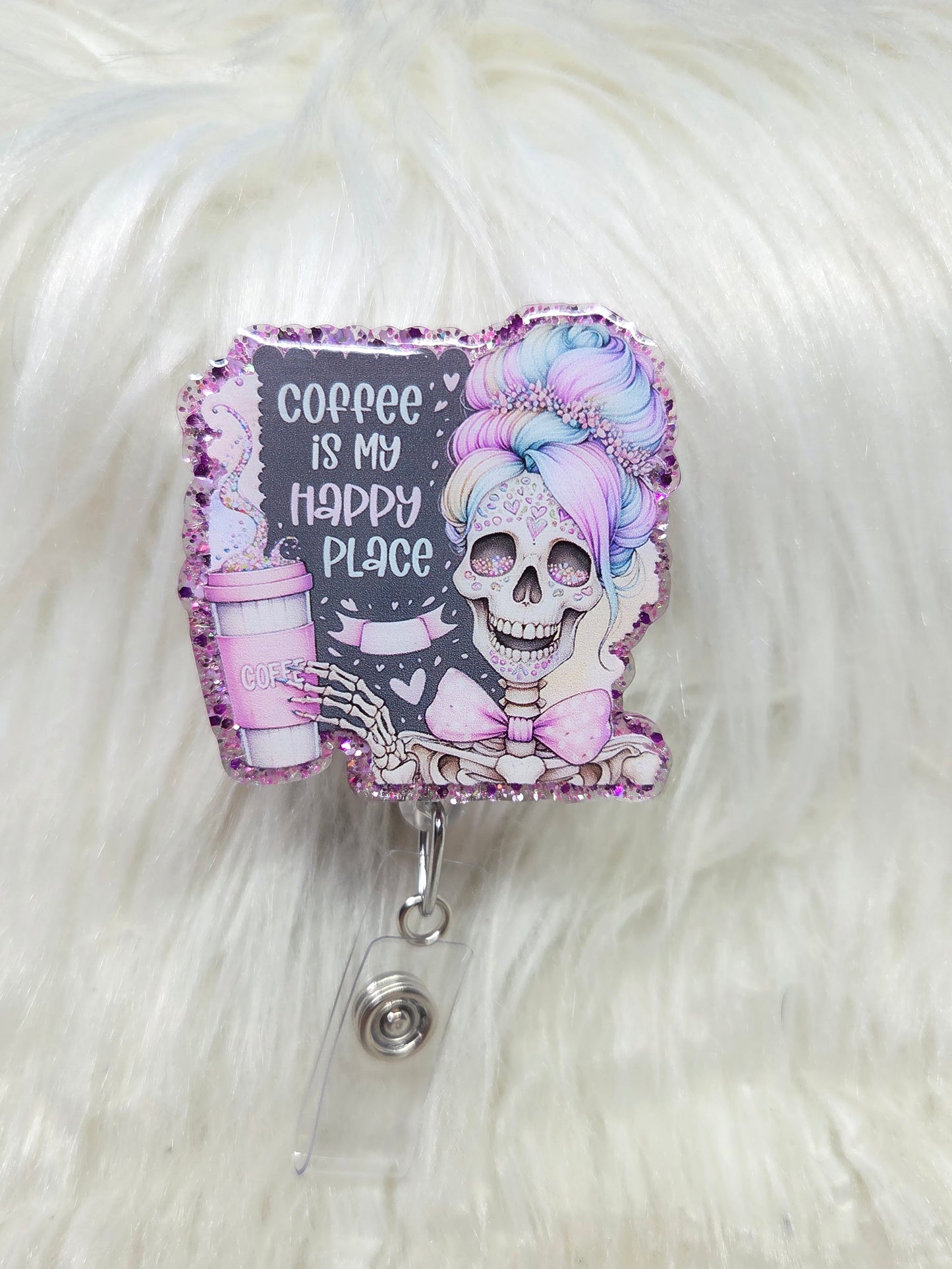 Coffee Happy Place Badge Reel