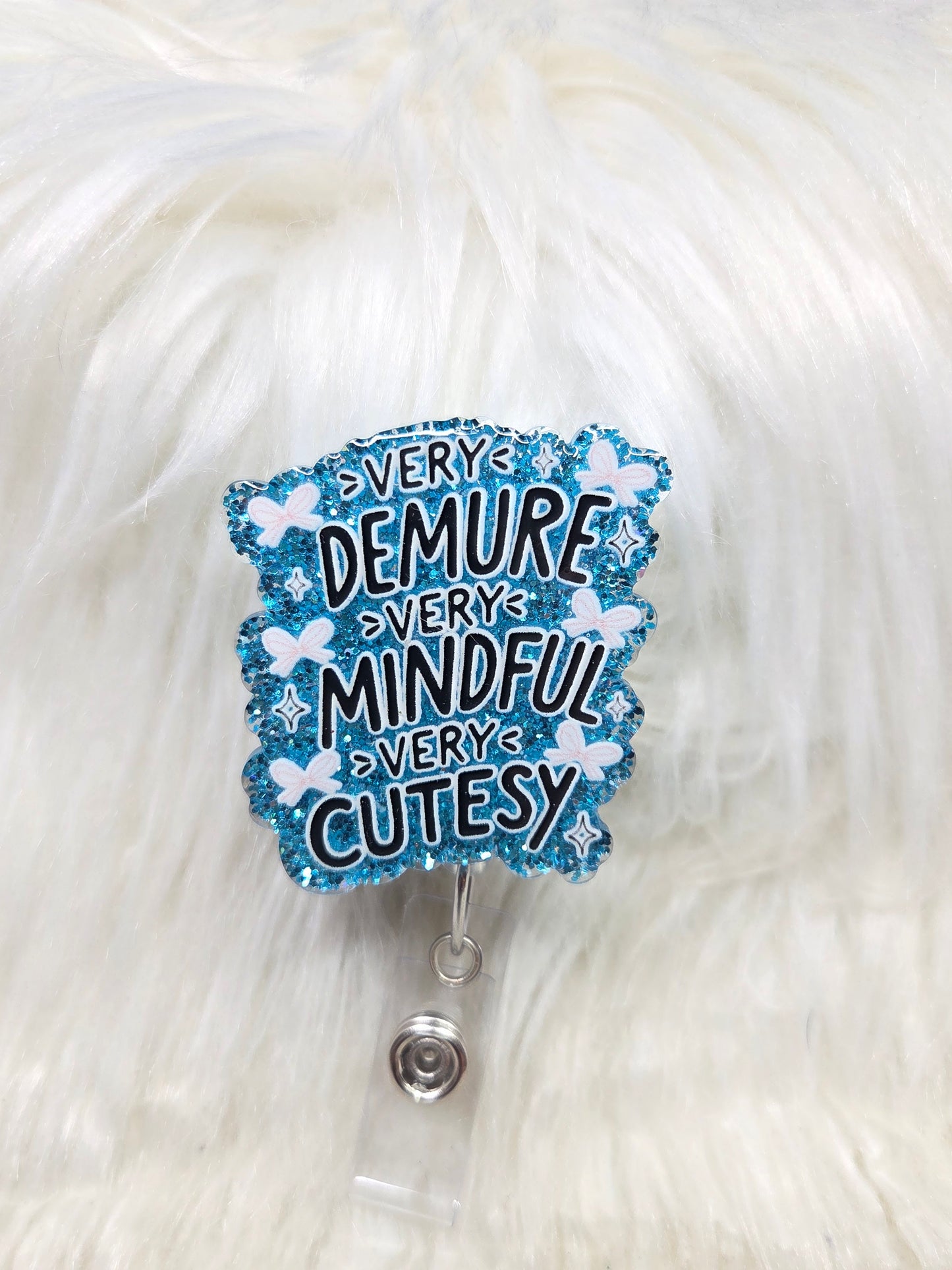 Very Demure Badge Reel