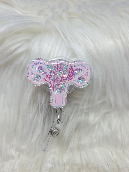 Uterus Badge Reel