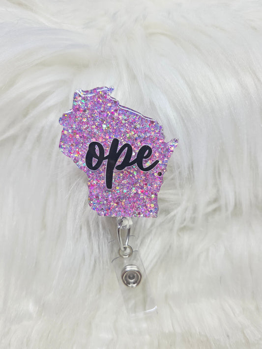 OPE Wisconsin Badge Reel