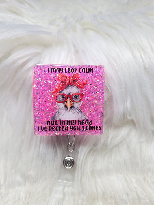 Pecked You Badge reel