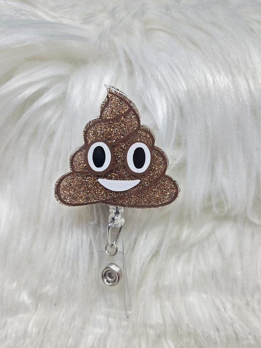 Poop Emoji Badge Reel