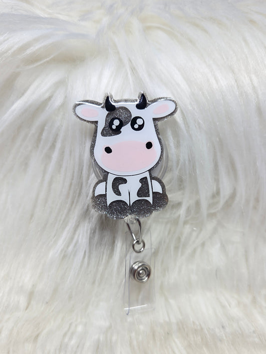 Cow Badge Reel