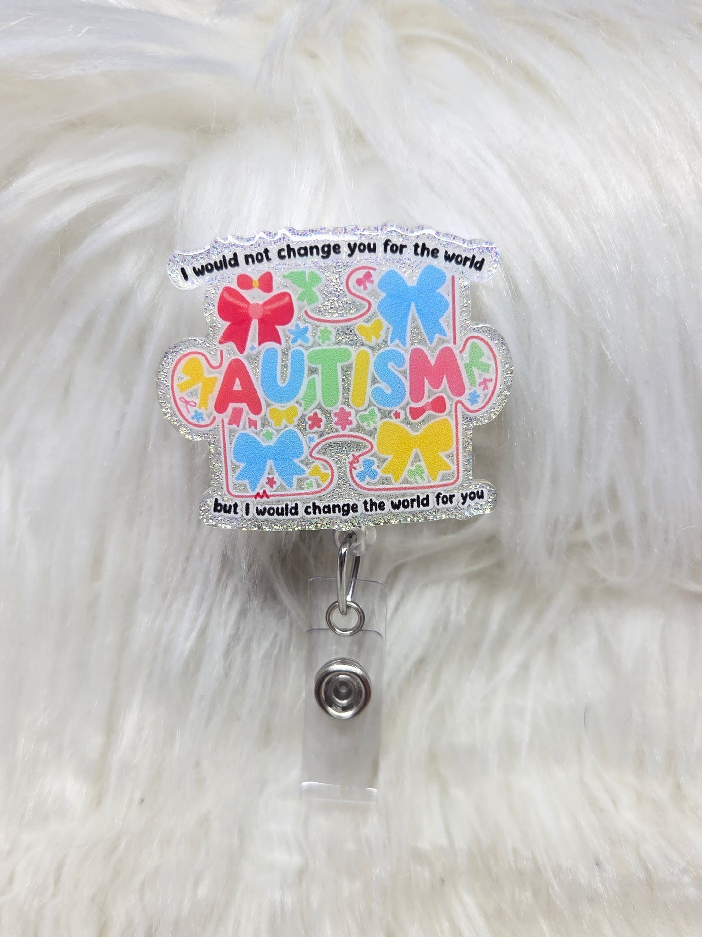 Autism Awareness Badge Reel