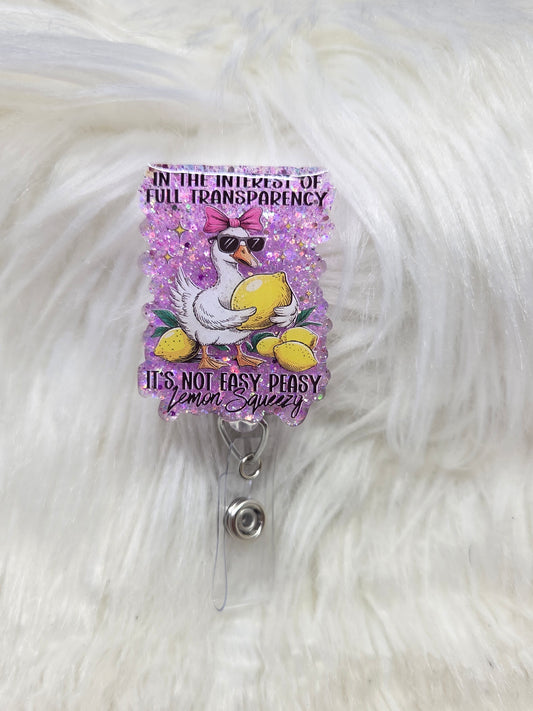 Easy Peasy Badge Reel