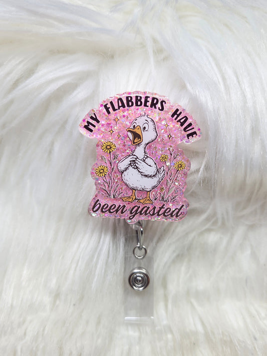 Flabbers are gasted Badge Reel
