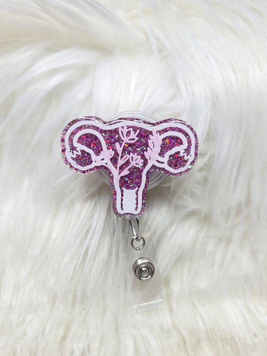 Uterus Badge Reel