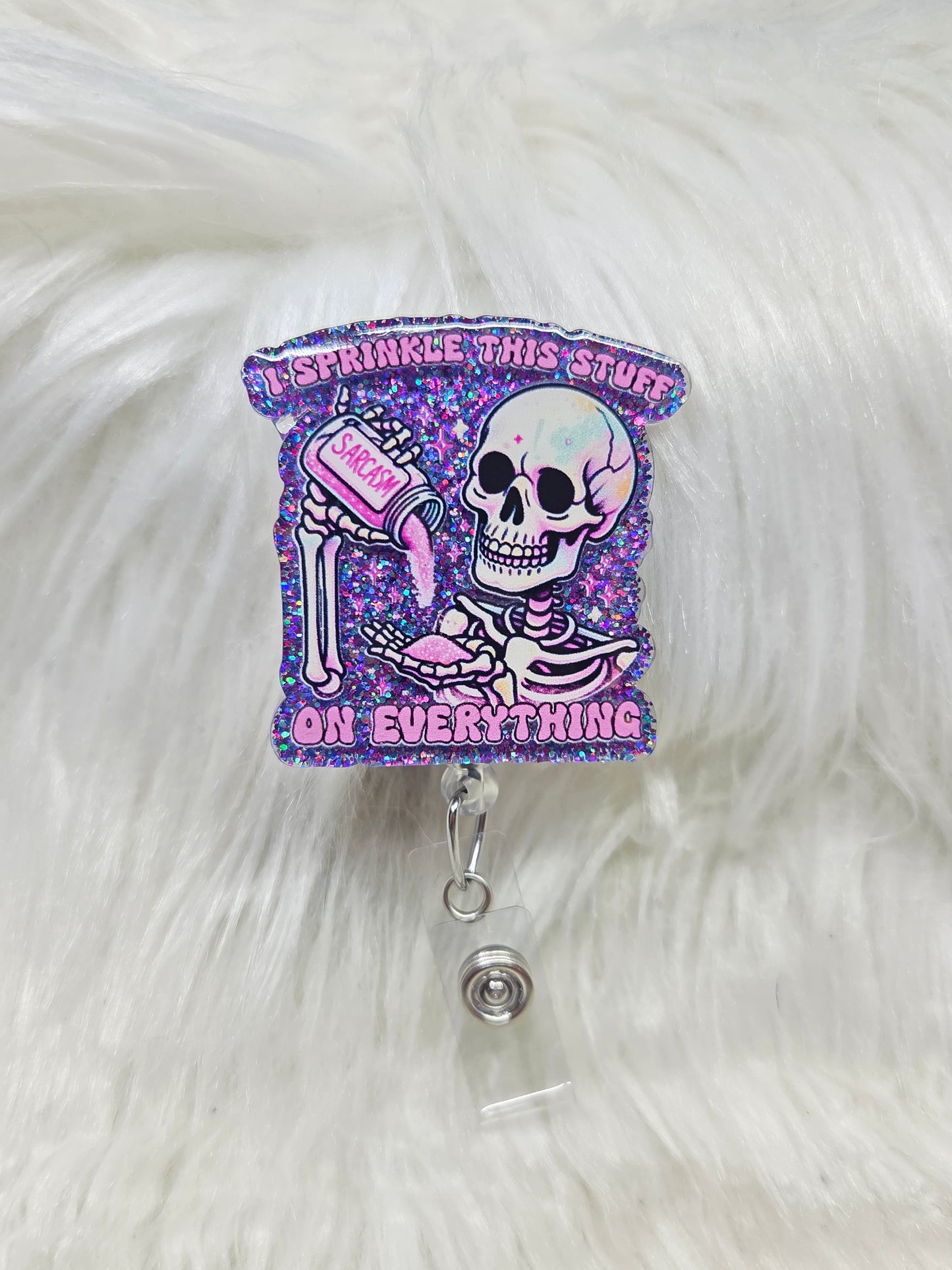 Sprinkle Sarcasm Badge Reel