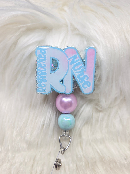 Registered Nurse Badge Reel
