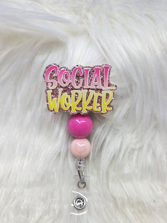 Social Worker Badge Reel
