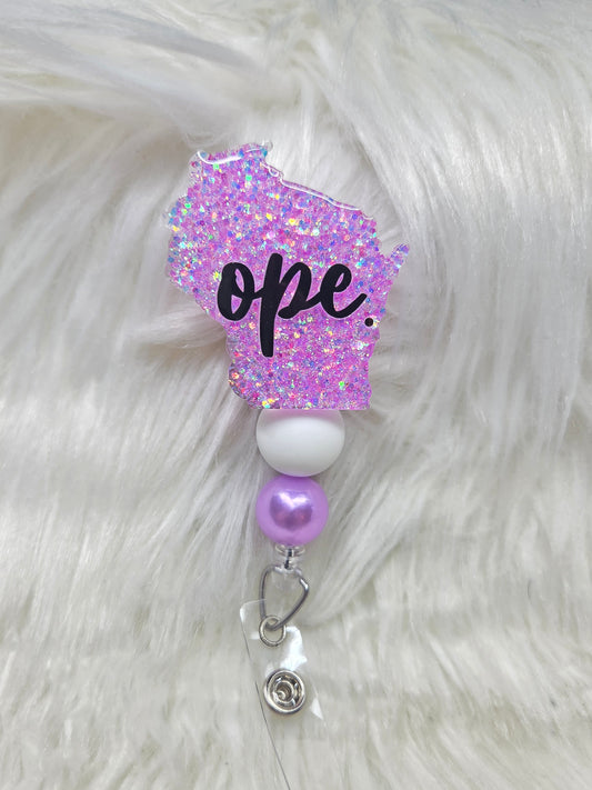OPE Wisconsin Badge Reel