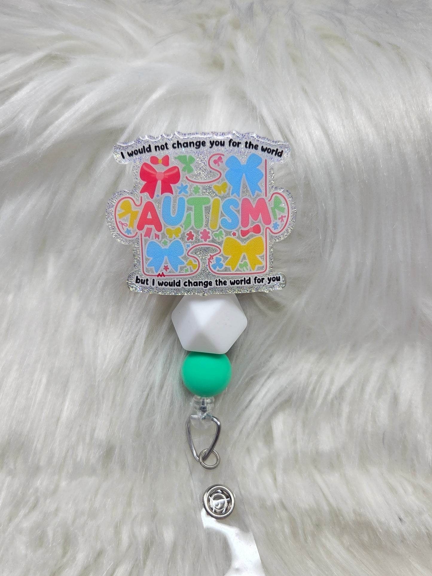 Autism Awareness Badge Reel