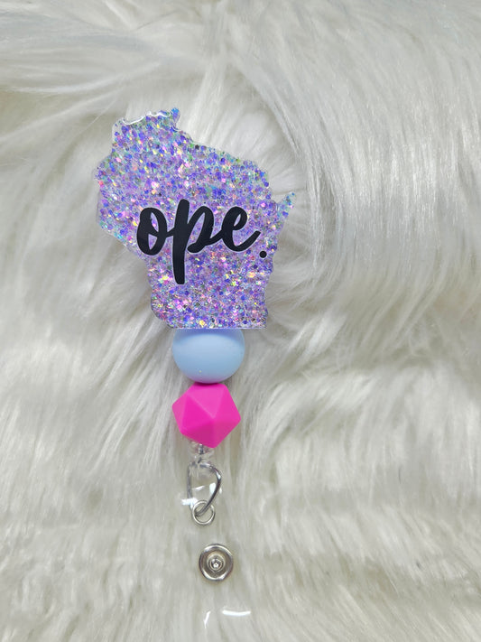 OPE Wisconsin Badge Reel