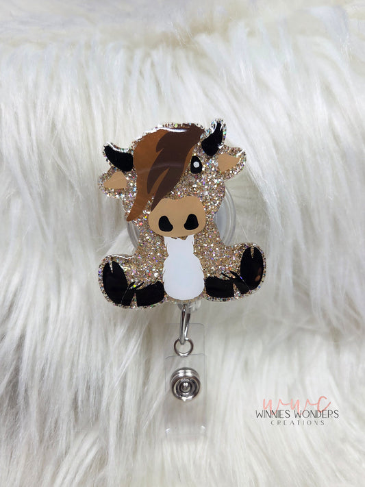 Highland Cow Badge Reel