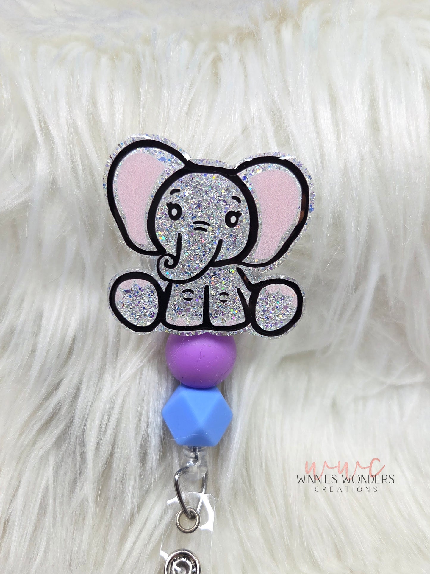 Elephant Badge Reel