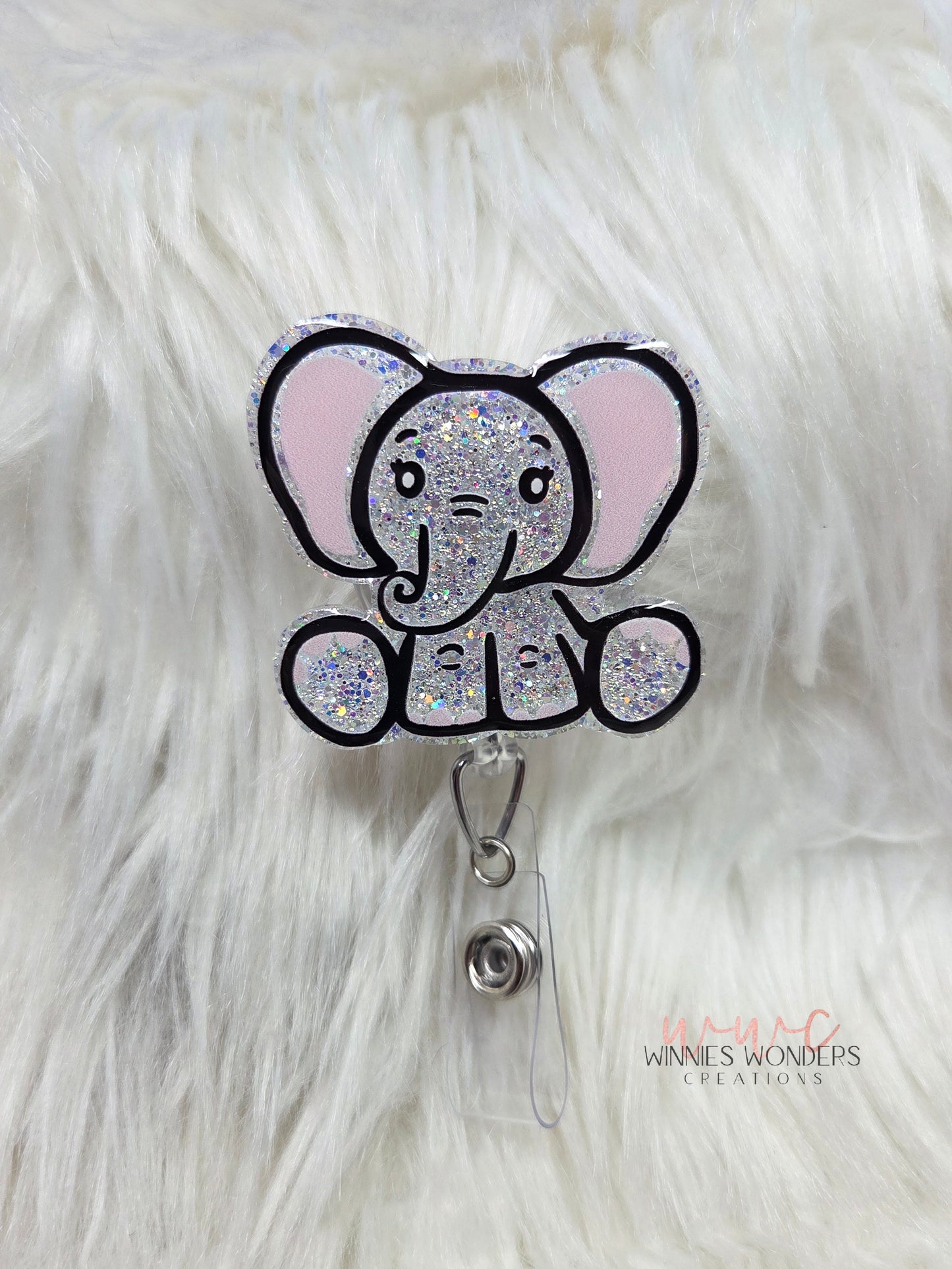Elephant Badge Reel