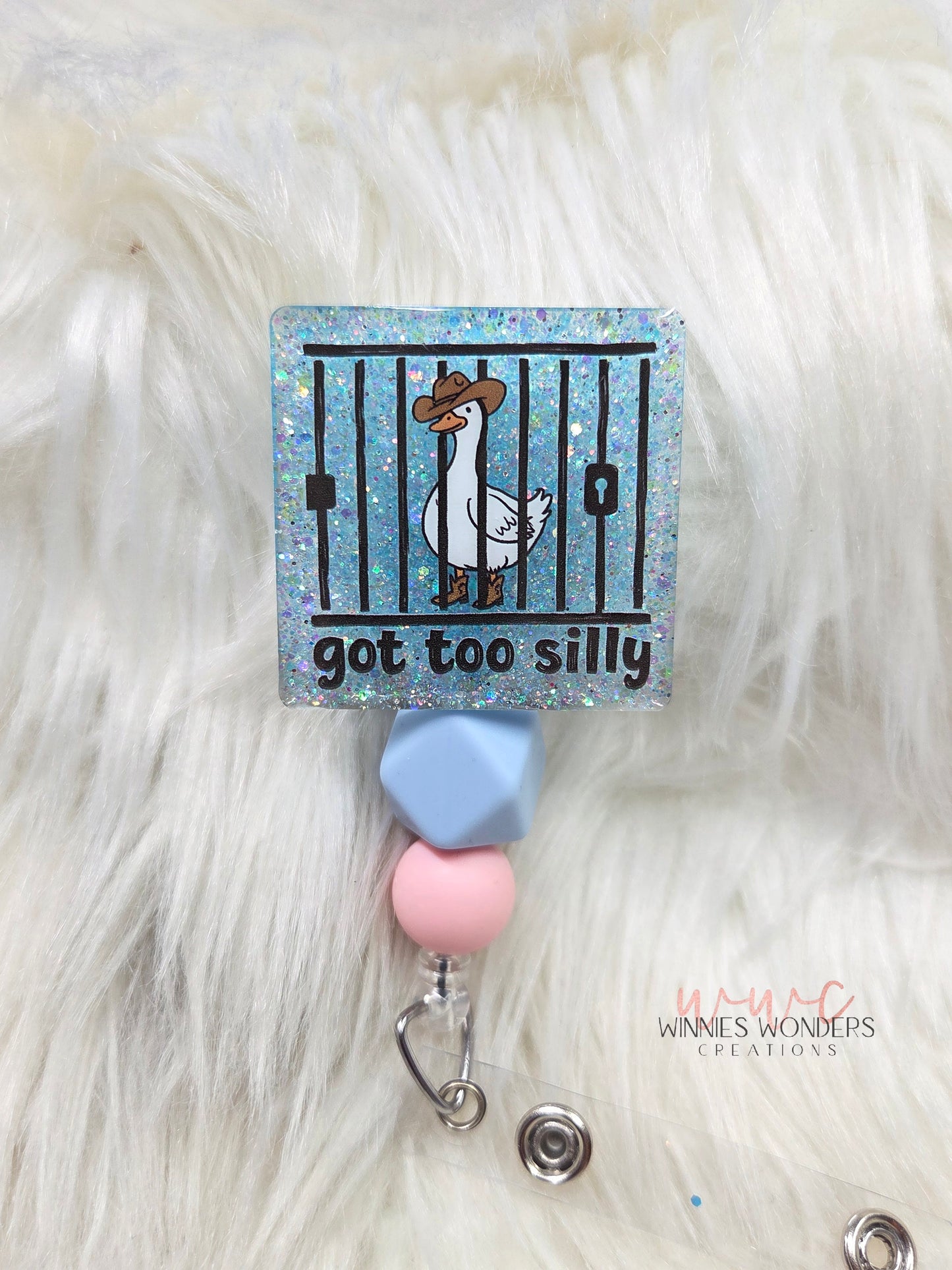 Got too Silly Goose Badge Reel