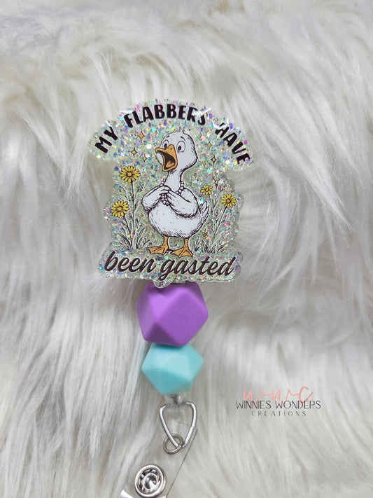 Flabbers are gasted Badge Reel