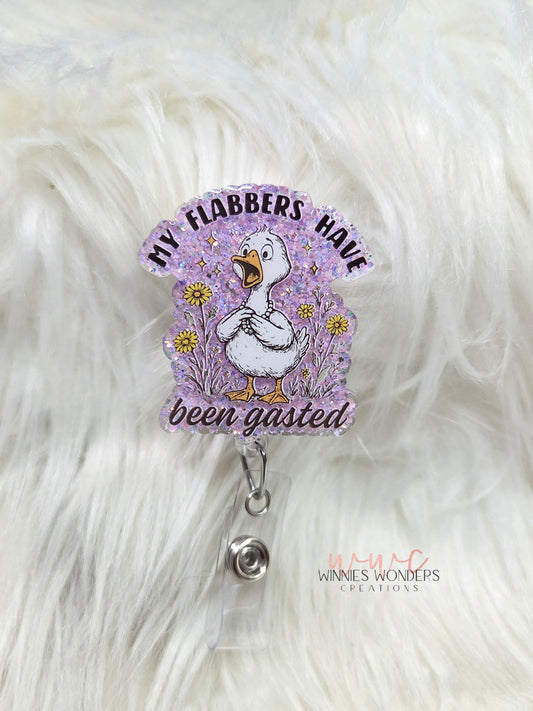 Flabbers are gasted Badge Reel