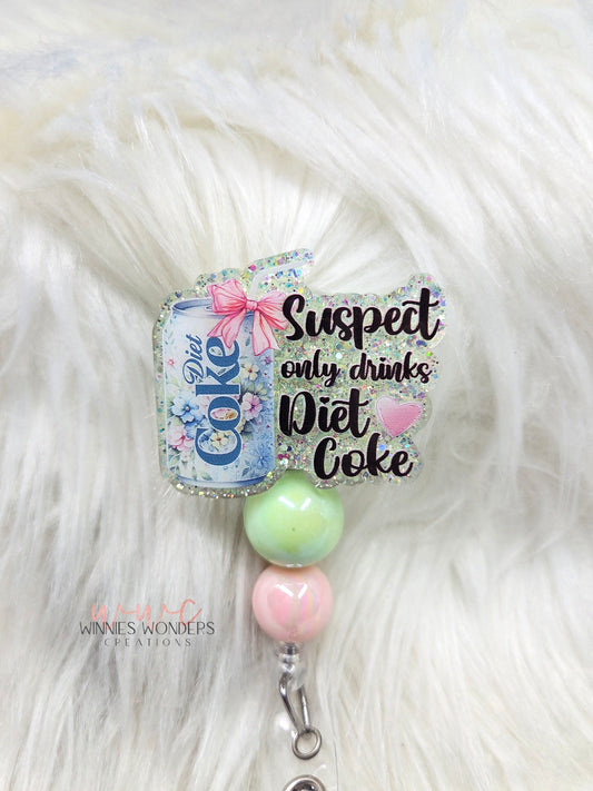 Suspect only drinks DC Badge Reel