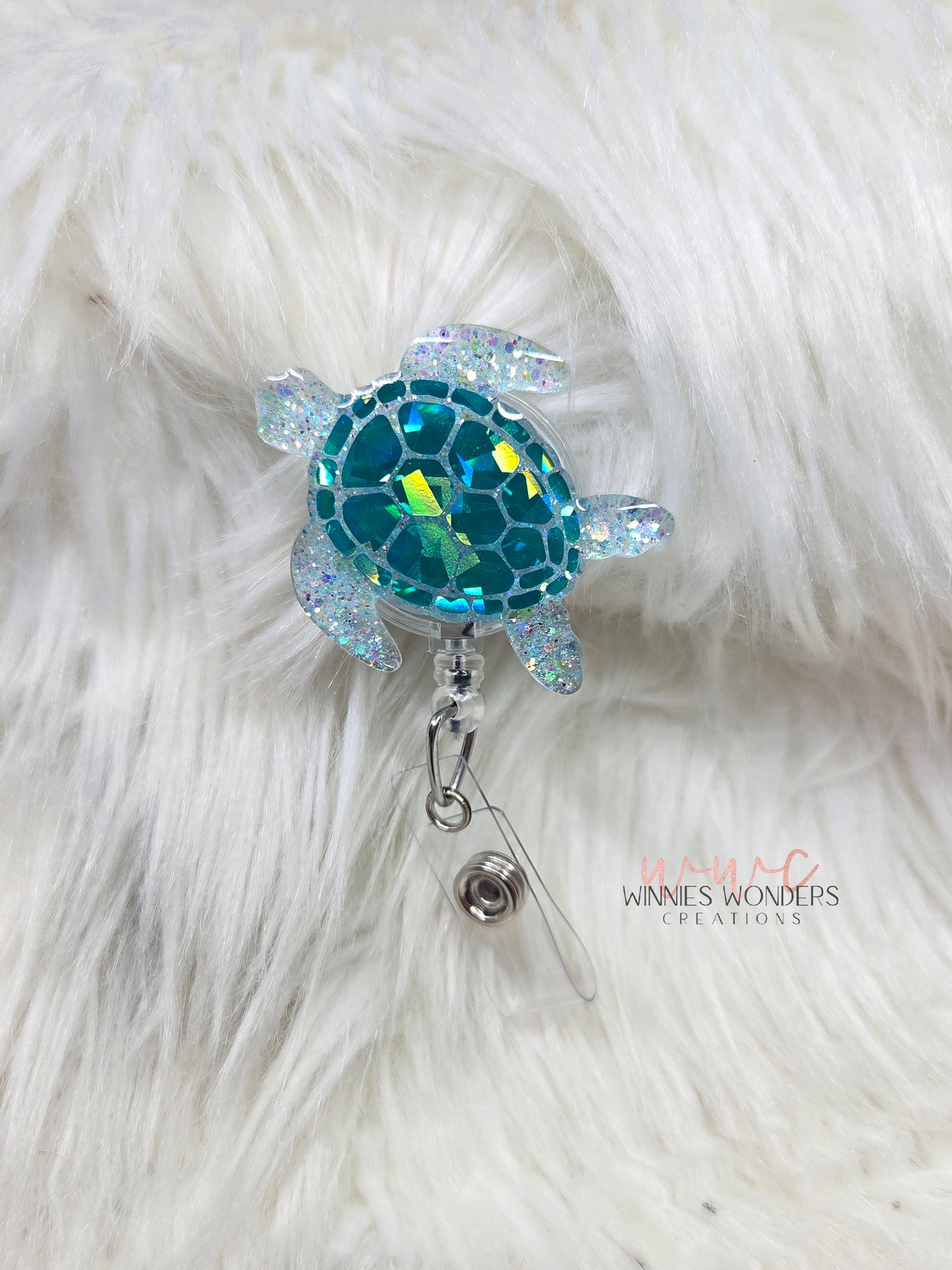 Sea Turtle Badge Reel
