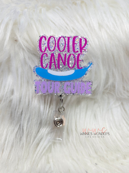Cooter Canoe Badge Reel
