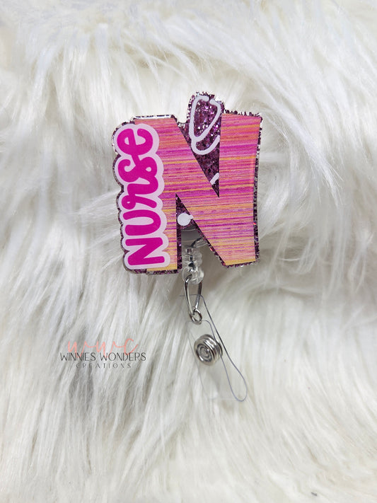 Nurse Badge Reel