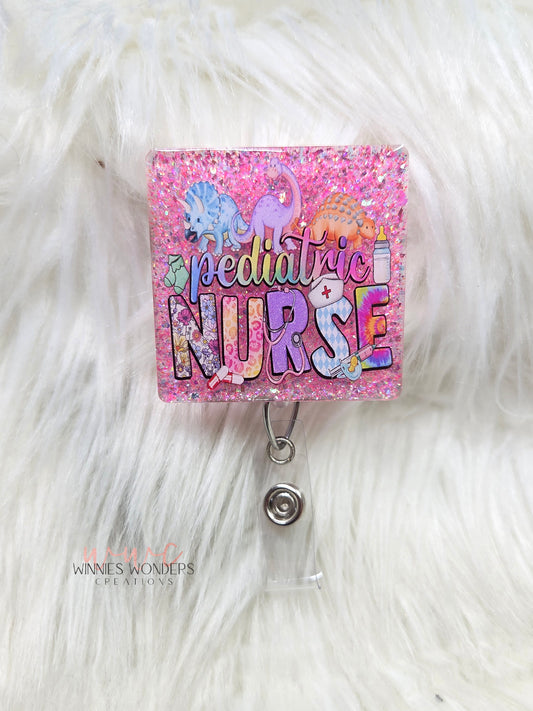 Pediatric Nurse Badge Reel