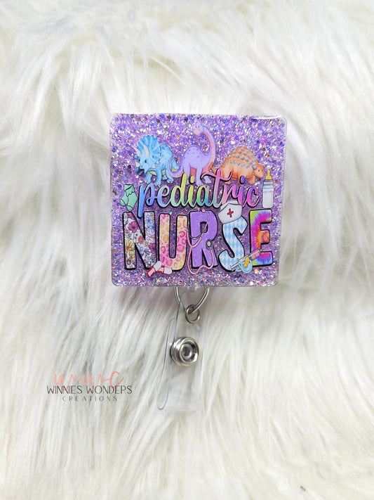 Pediatric Nurse Badge Reel