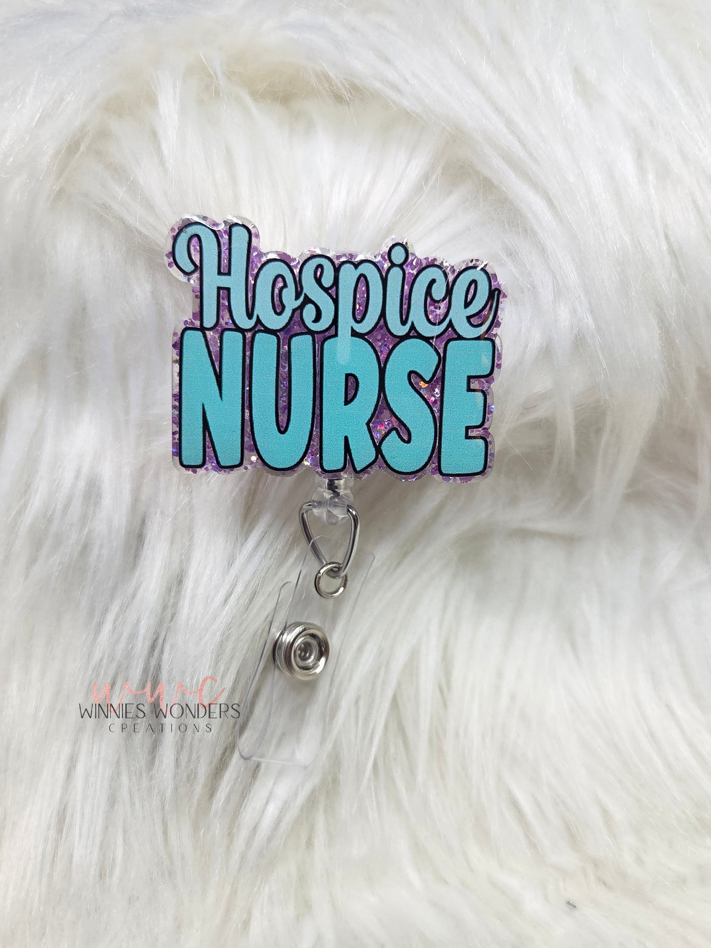 Hospice Nurse Badge Reel