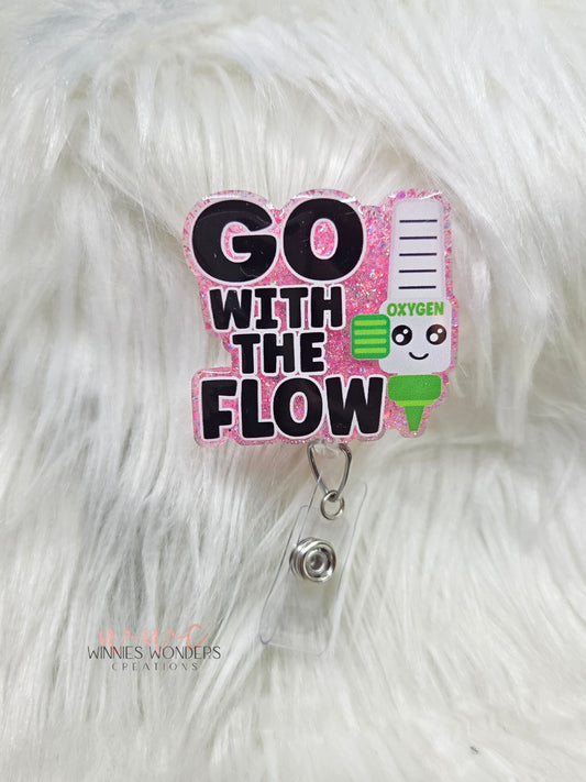 Go with the Flow Badge Reel