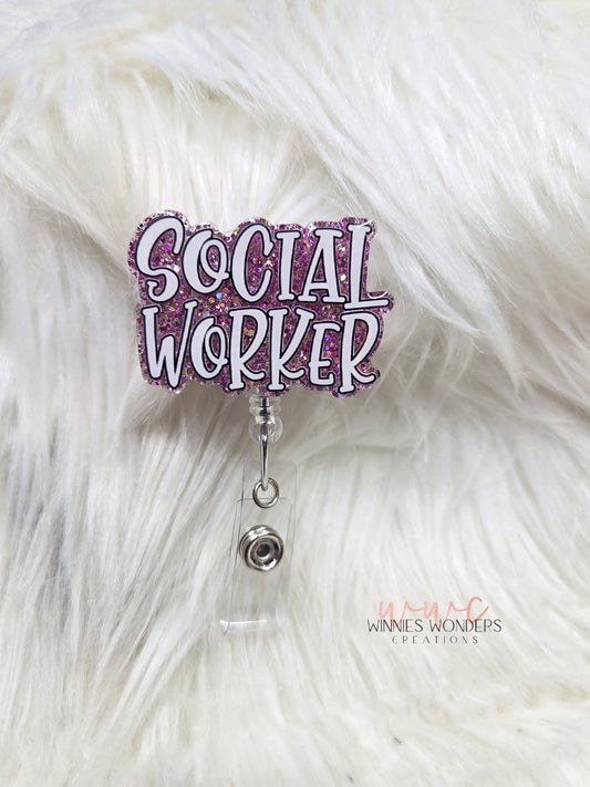 Social Worker Badge Reel
