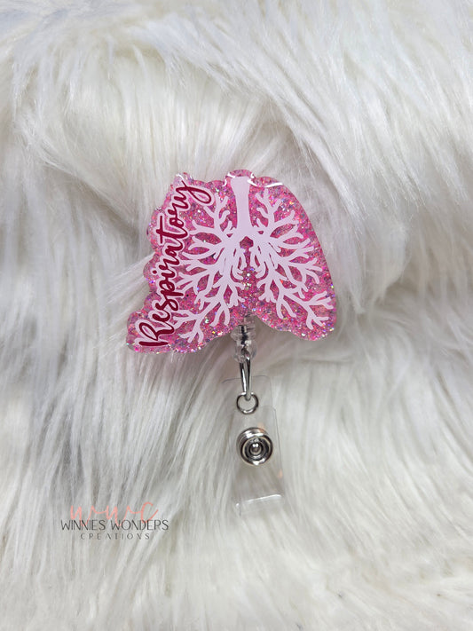 Respiratory lungs Badge Reel