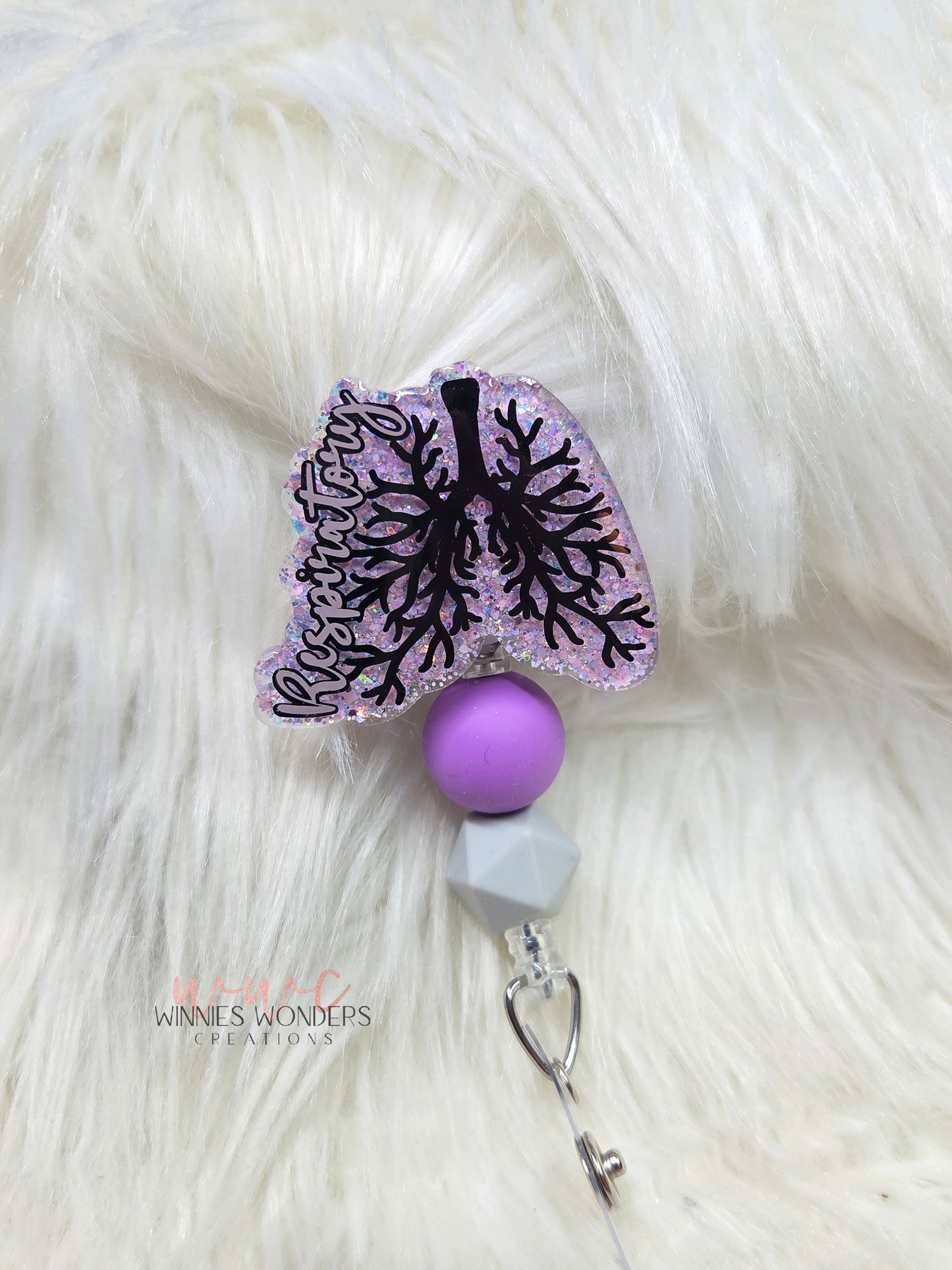 Respiratory lungs Badge Reel