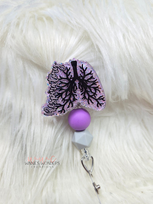 Respiratory lungs Badge Reel