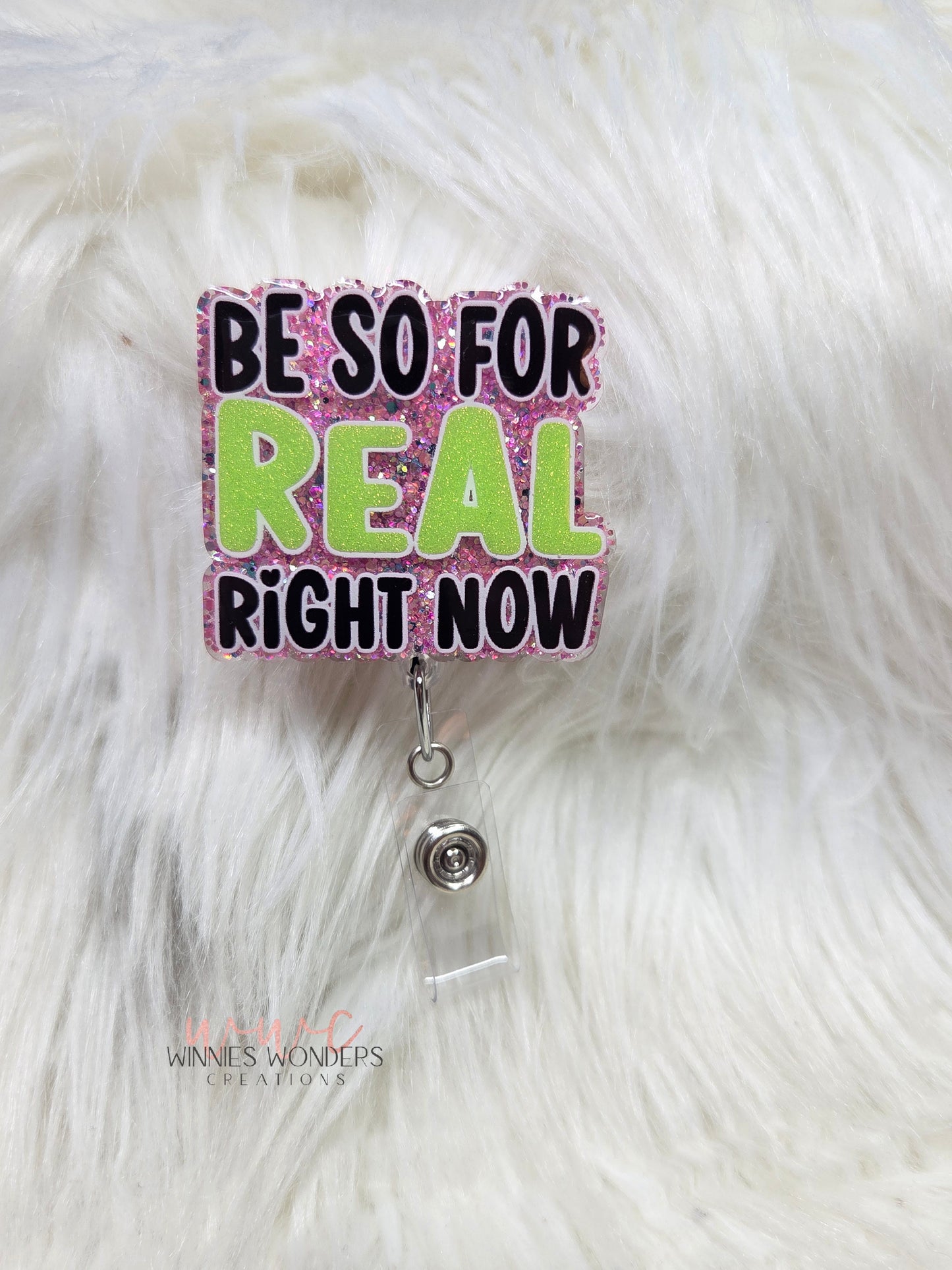 Be so for real Badge reel