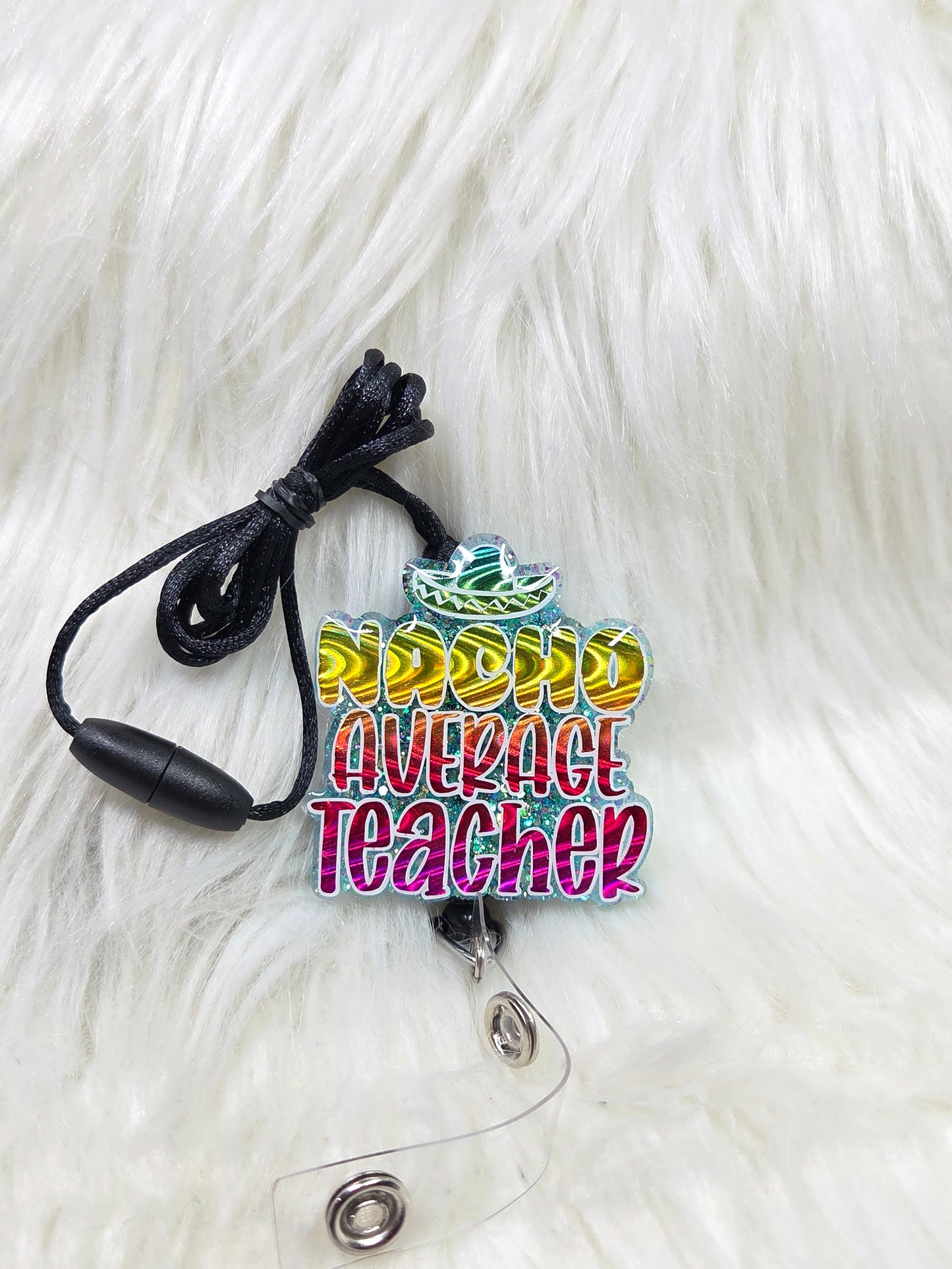 Nacho Average Teacher Lanyard