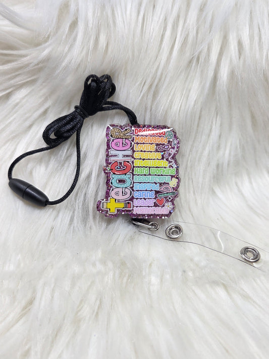 Teacher Characteristics Lanyard