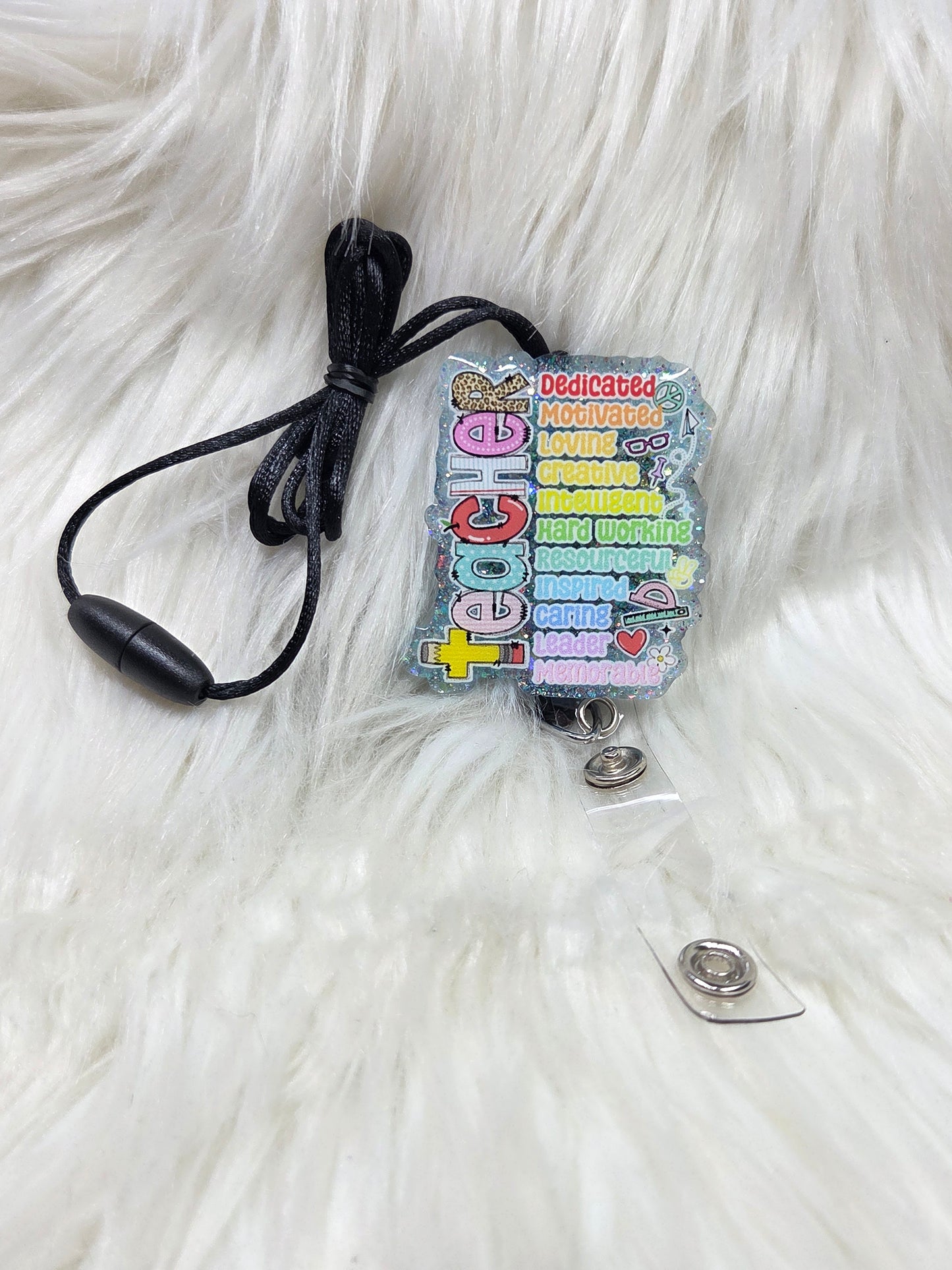 Teacher Characteristics Lanyard