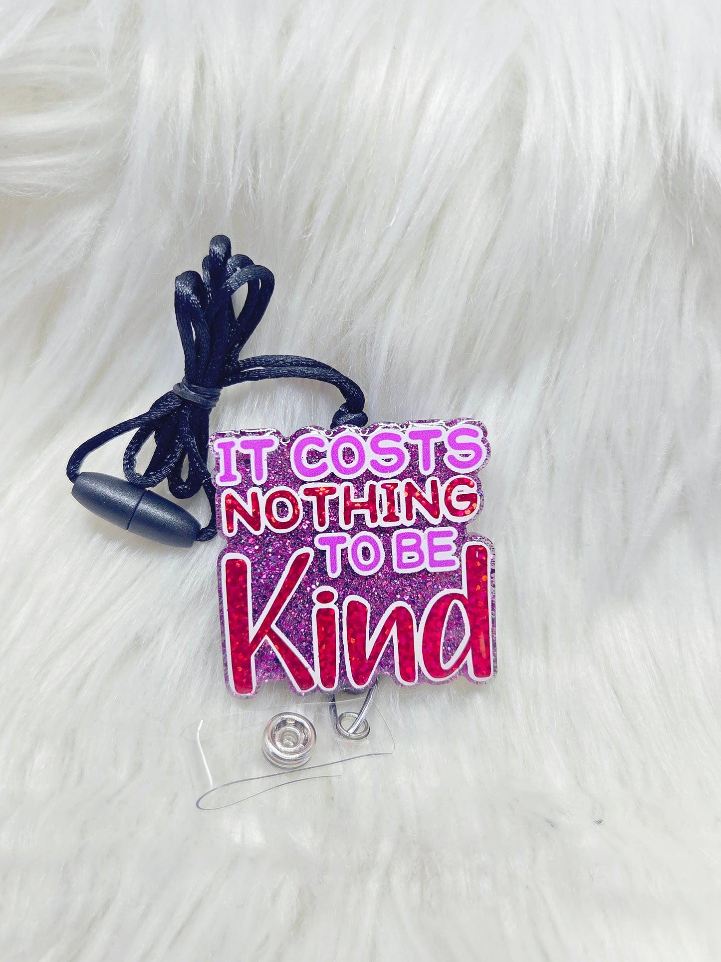 Costs Nothing To Be Kind Lanyard