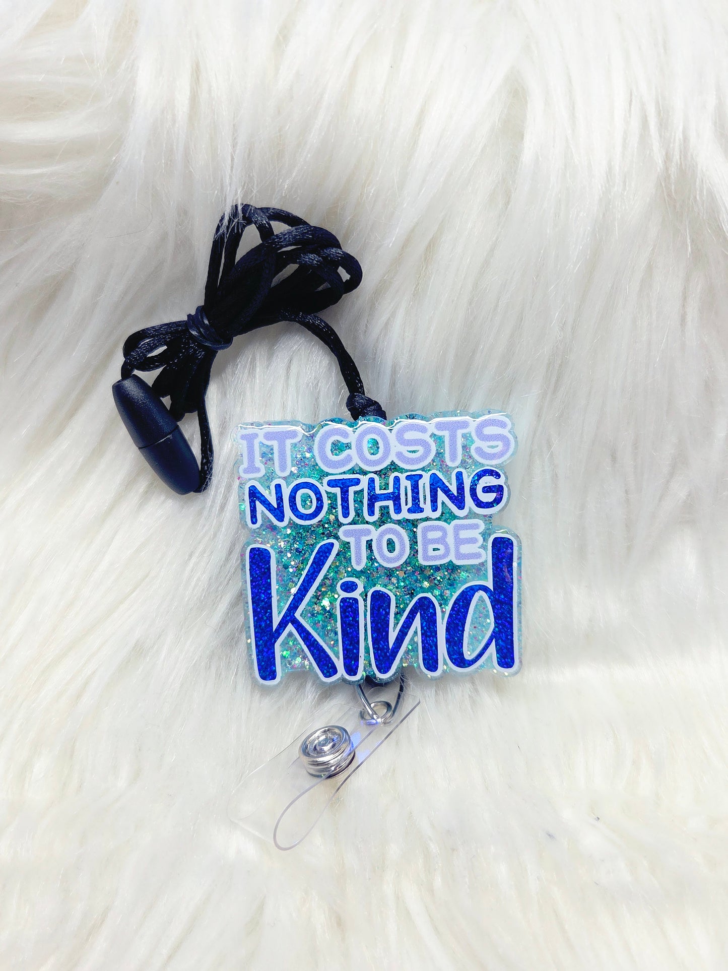 Costs Nothing To Be Kind Lanyard