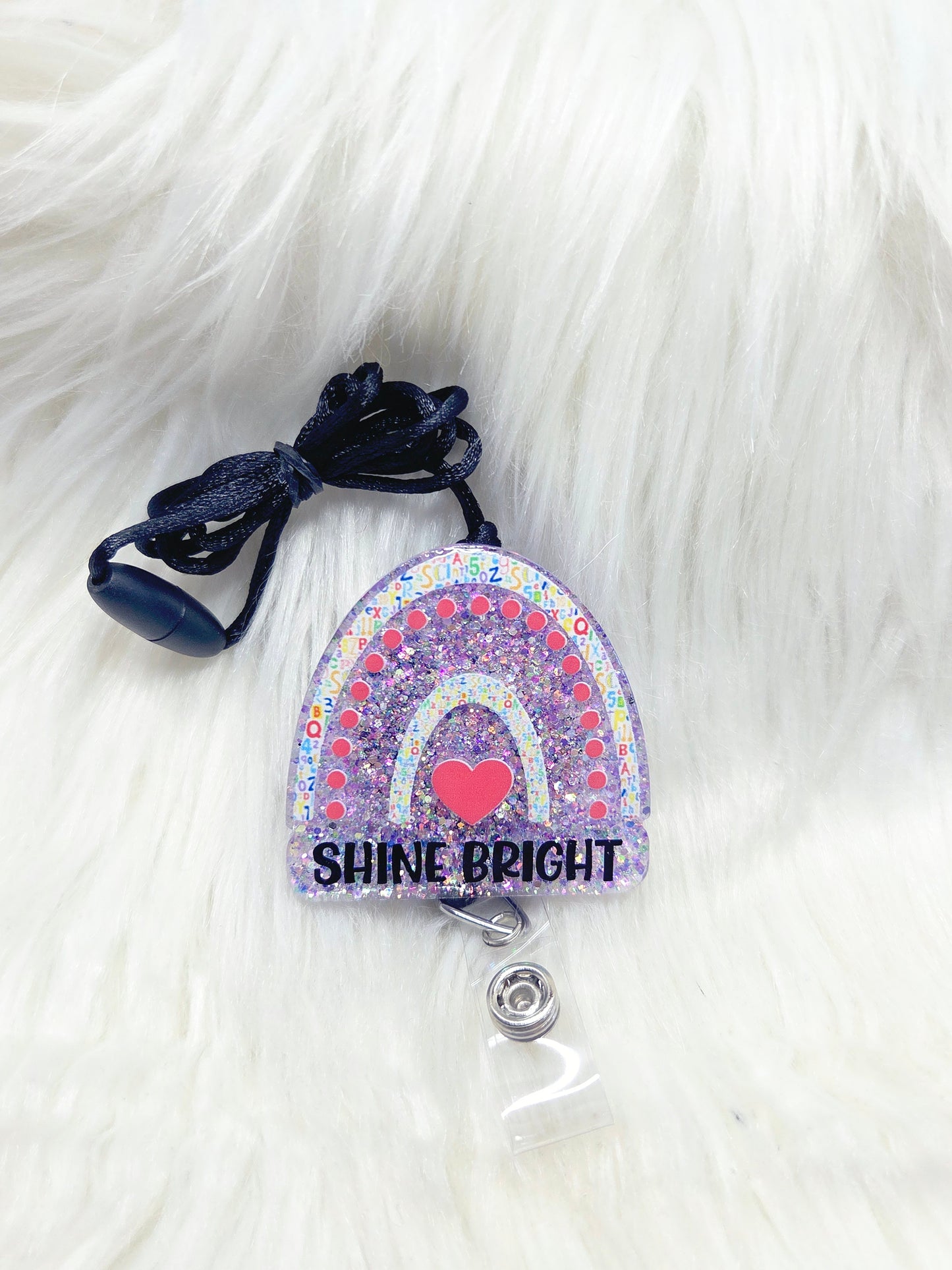 Rainbow--Shine Bright Lanyard