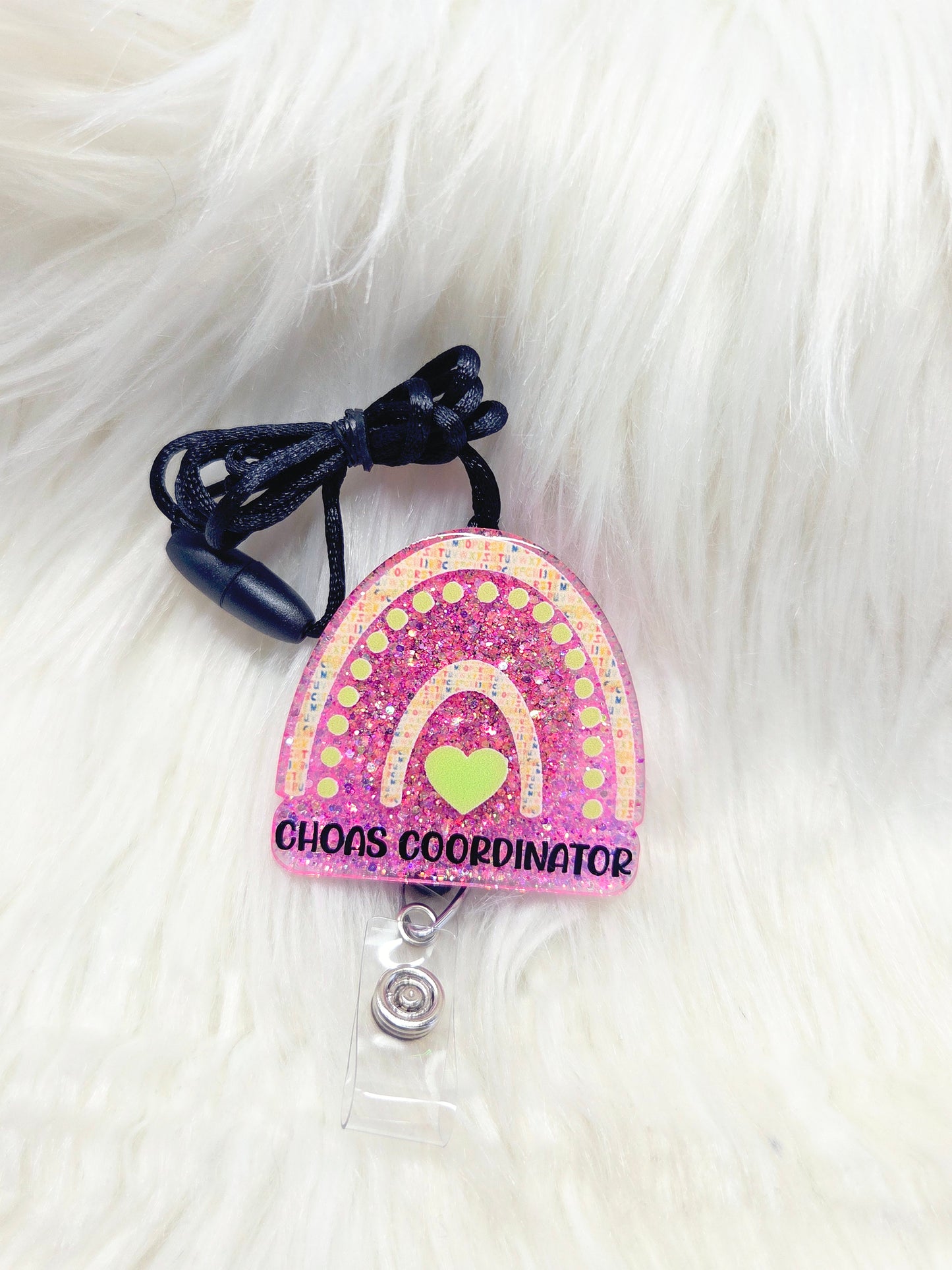 Rainbow--Choas Coordinator Lanyard