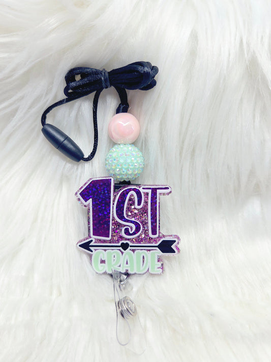 1st Grade Teacher Lanyard