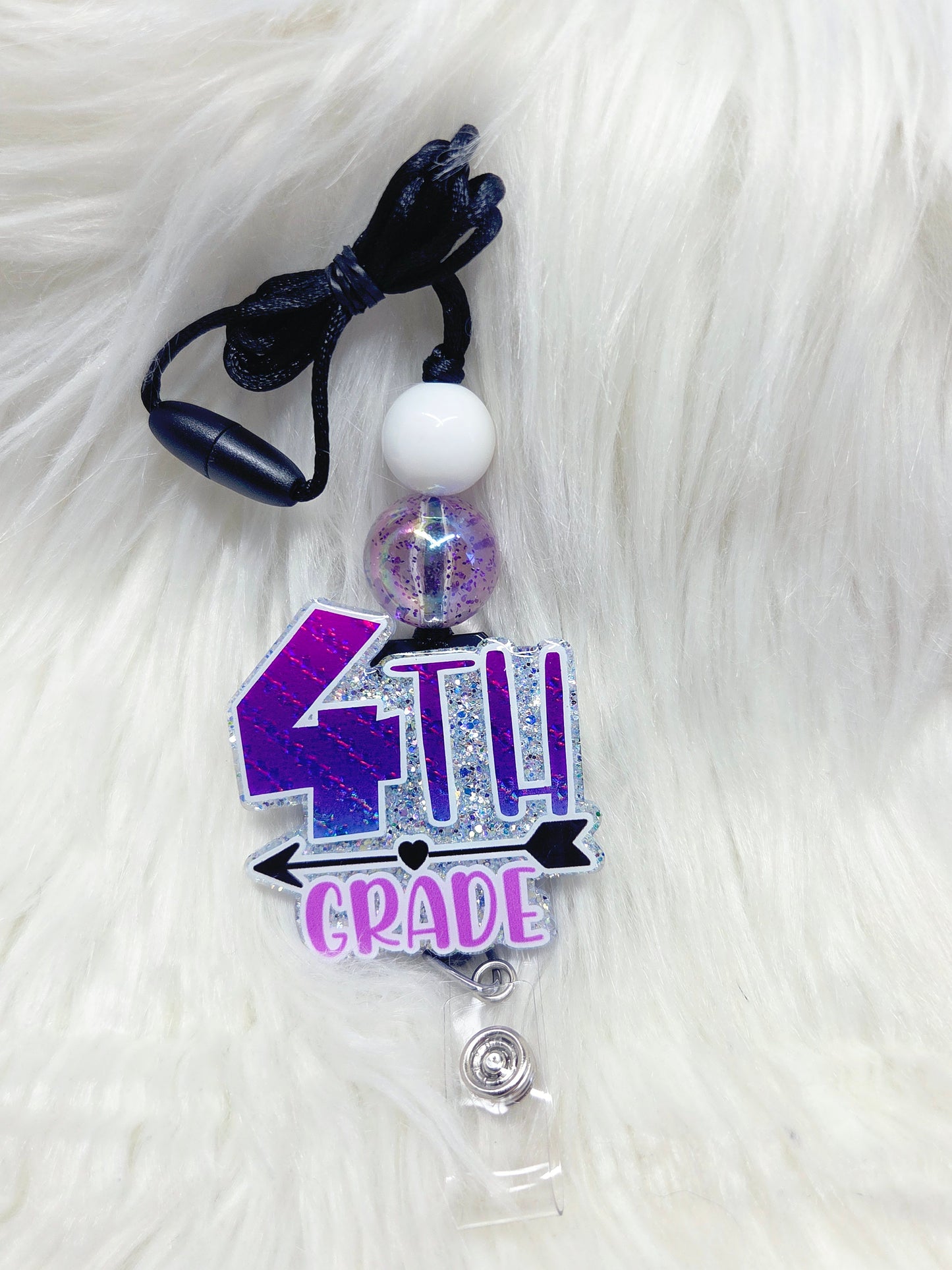 4th Grade Teacher Lanyard
