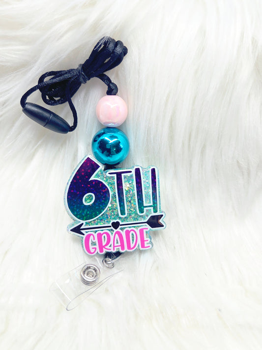 6th Grade Teacher Lanyard