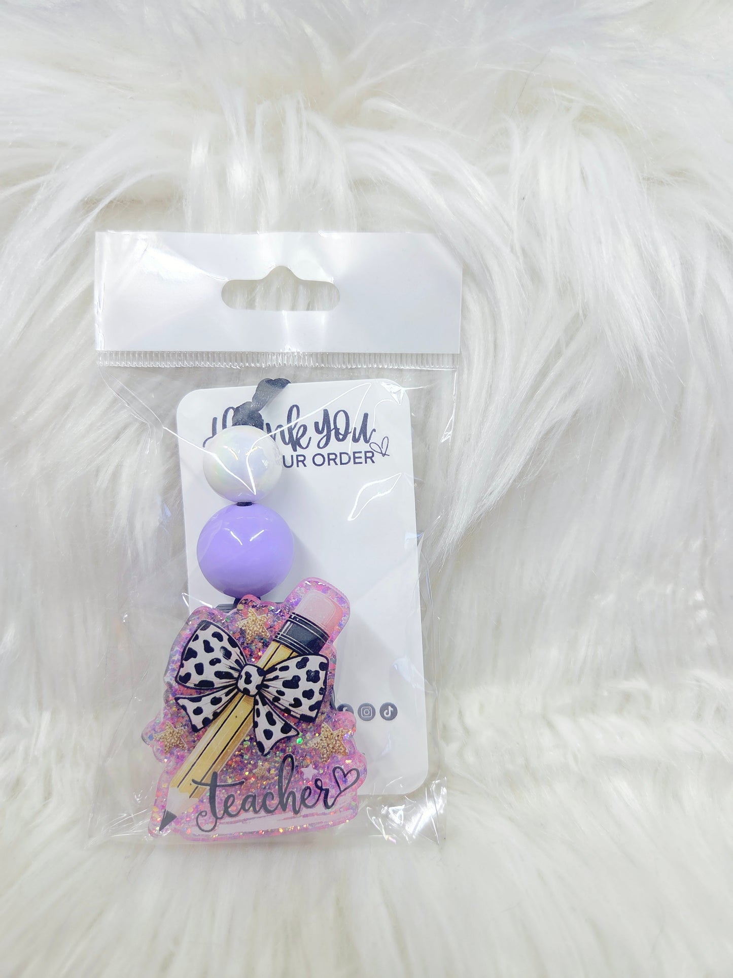 Teacher Pencil Lanyard
